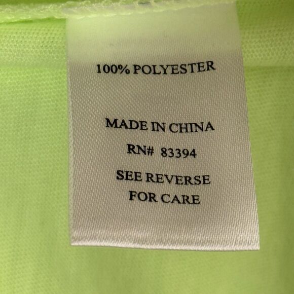 RB3 Active Men’s Sleeveless Performance Athletic Tank Neon Green Size XXL New! - Picture 3 of 8